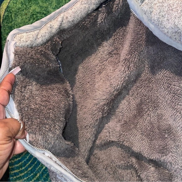 Simply Southern Kids Quilted Gray Vest - Picture 3 of 5